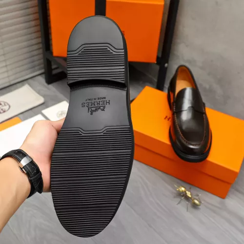 Replica Hermes Leather Shoes For Men #1380637 $85.00 USD for Wholesale