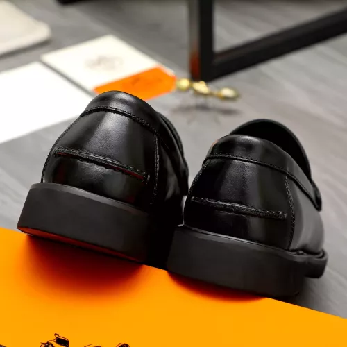 Replica Hermes Leather Shoes For Men #1380639 $85.00 USD for Wholesale