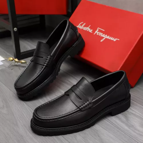 Wholesale Salvatore Ferragamo Leather Shoes For Men #1380649 $85.00 USD, Wholesale Quality Replica Salvatore Ferragamo Leather Shoes