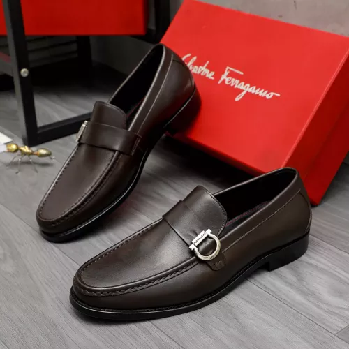 Wholesale Salvatore Ferragamo Leather Shoes For Men #1380660 $85.00 USD, Wholesale Quality Replica Salvatore Ferragamo Leather Shoes