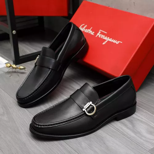 Wholesale Salvatore Ferragamo Leather Shoes For Men #1380661 $85.00 USD, Wholesale Quality Replica Salvatore Ferragamo Leather Shoes