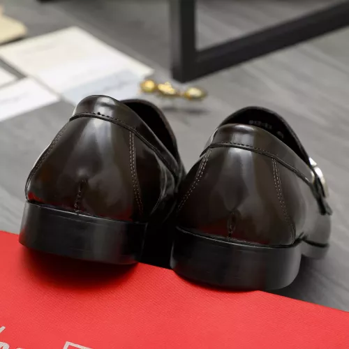 Replica Salvatore Ferragamo Leather Shoes For Men #1380662 $85.00 USD for Wholesale