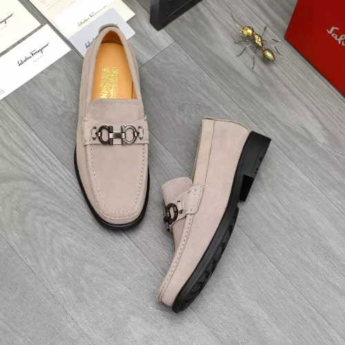 Wholesale Salvatore Ferragamo Leather Shoes For Men #1380669 $82.00 USD, Wholesale Quality Replica Salvatore Ferragamo Leather Shoes