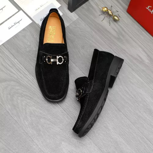 Wholesale Salvatore Ferragamo Leather Shoes For Men #1380672 $82.00 USD, Wholesale Quality Replica Salvatore Ferragamo Leather Shoes