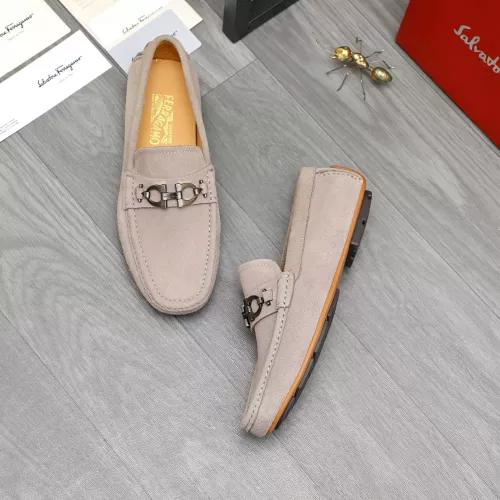 Wholesale Salvatore Ferragamo Leather Shoes For Men #1380673 $82.00 USD, Wholesale Quality Replica Salvatore Ferragamo Leather Shoes