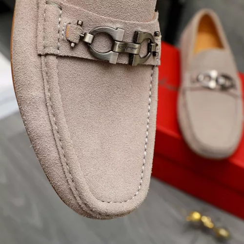 Replica Salvatore Ferragamo Leather Shoes For Men #1380673 $82.00 USD for Wholesale