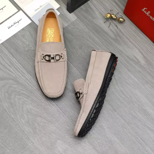 Wholesale Salvatore Ferragamo Leather Shoes For Men #1380677 $82.00 USD, Wholesale Quality Replica Salvatore Ferragamo Leather Shoes
