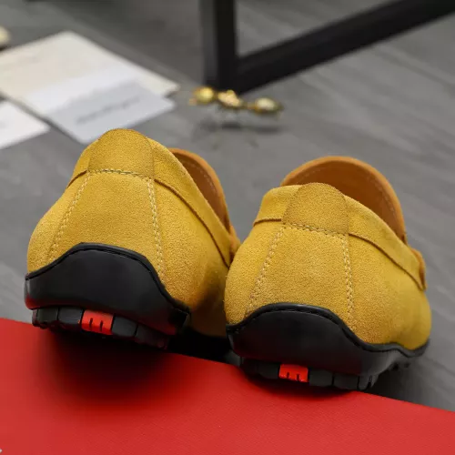 Replica Salvatore Ferragamo Leather Shoes For Men #1380678 $82.00 USD for Wholesale