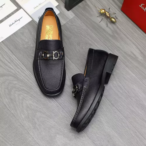 Wholesale Salvatore Ferragamo Leather Shoes For Men #1380681 $85.00 USD, Wholesale Quality Replica Salvatore Ferragamo Leather Shoes