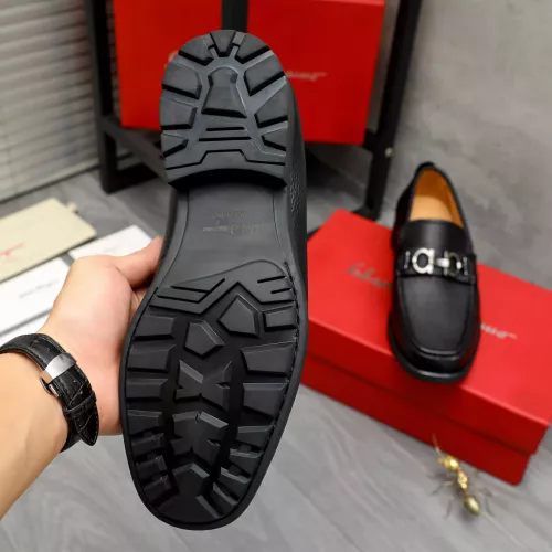 Replica Salvatore Ferragamo Leather Shoes For Men #1380682 $85.00 USD for Wholesale