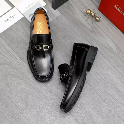 Wholesale Salvatore Ferragamo Leather Shoes For Men #1380686 $85.00 USD, Wholesale Quality Replica Salvatore Ferragamo Leather Shoes