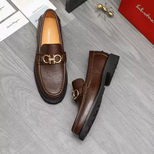 Wholesale Salvatore Ferragamo Leather Shoes For Men #1380706 $85.00 USD, Wholesale Quality Replica Salvatore Ferragamo Leather Shoes