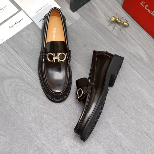 Wholesale Salvatore Ferragamo Leather Shoes For Men #1380714 $85.00 USD, Wholesale Quality Replica Salvatore Ferragamo Leather Shoes