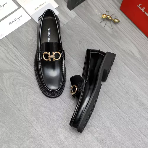 Wholesale Salvatore Ferragamo Leather Shoes For Men #1380715 $85.00 USD, Wholesale Quality Replica Salvatore Ferragamo Leather Shoes