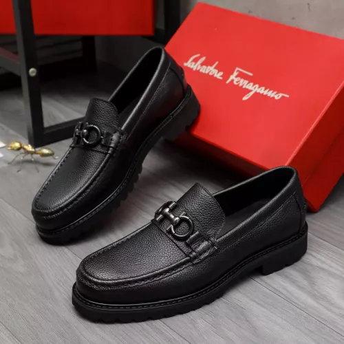 Wholesale Salvatore Ferragamo Leather Shoes For Men #1380723 $85.00 USD, Wholesale Quality Replica Salvatore Ferragamo Leather Shoes