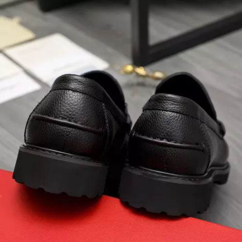 Replica Salvatore Ferragamo Leather Shoes For Men #1380723 $85.00 USD for Wholesale