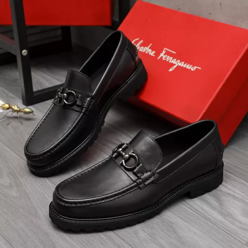 Wholesale Salvatore Ferragamo Leather Shoes For Men #1380725 $85.00 USD, Wholesale Quality Replica Salvatore Ferragamo Leather Shoes
