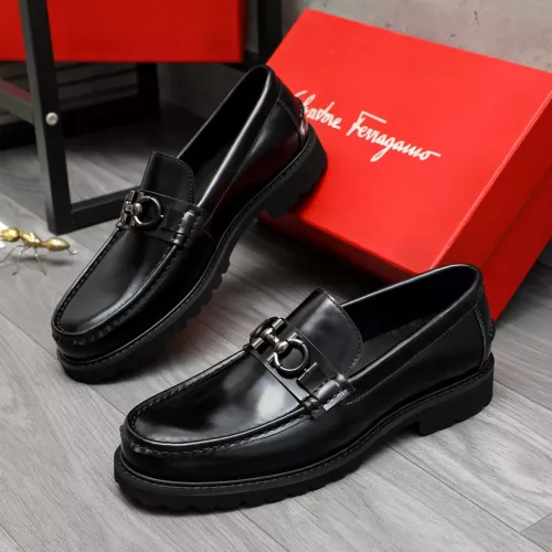Wholesale Salvatore Ferragamo Leather Shoes For Men #1380727 $85.00 USD, Wholesale Quality Replica Salvatore Ferragamo Leather Shoes