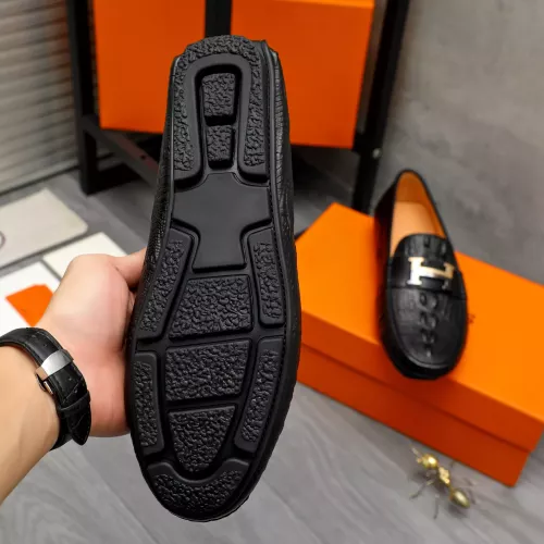 Replica Hermes Leather Shoes For Men #1380728 $76.00 USD for Wholesale