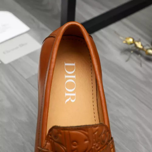 Replica Christian Dior Leather Shoes For Men #1380730 $88.00 USD for Wholesale