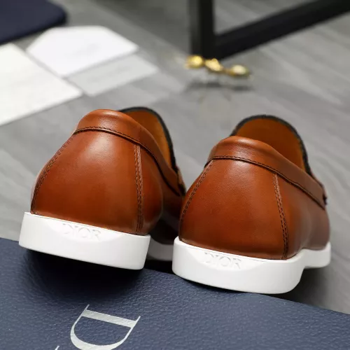 Replica Christian Dior Leather Shoes For Men #1380730 $88.00 USD for Wholesale