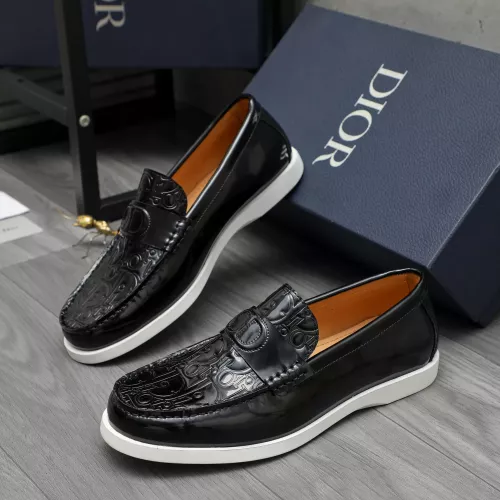 Wholesale Christian Dior Leather Shoes For Men #1380732 $88.00 USD, Wholesale Quality Replica Christian Dior Leather Shoes