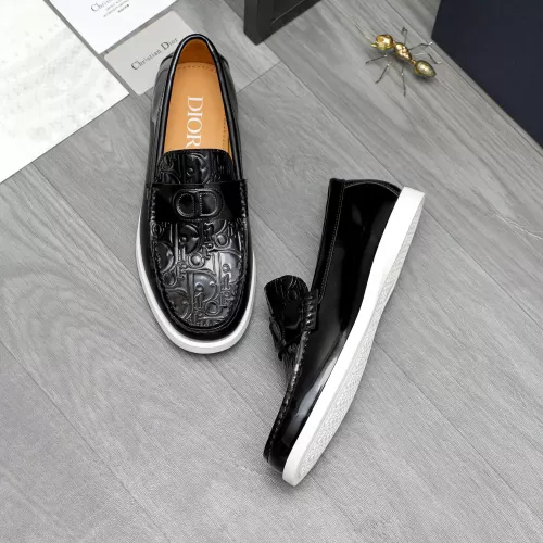 Replica Christian Dior Leather Shoes For Men #1380732 $88.00 USD for Wholesale