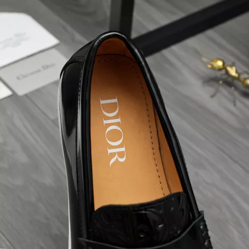 Replica Christian Dior Leather Shoes For Men #1380732 $88.00 USD for Wholesale
