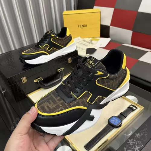Wholesale Fendi Casual Shoes For Men #1380821 $102.00 USD, Wholesale Quality Replica Fendi Casual Shoes