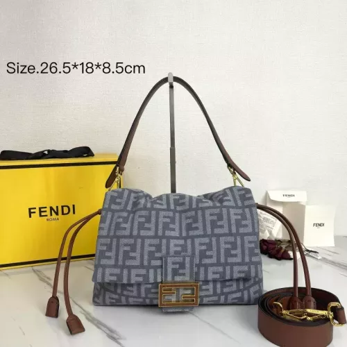 Wholesale Fendi AAA Quality Shoulder Bags For Women #1380865 $140.00 USD, Wholesale Quality Replica Fendi AAA Quality Shoulder Bags