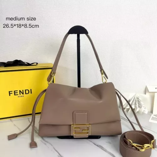 Wholesale Fendi AAA Quality Shoulder Bags For Women #1380871 $140.00 USD, Wholesale Quality Replica Fendi AAA Quality Shoulder Bags