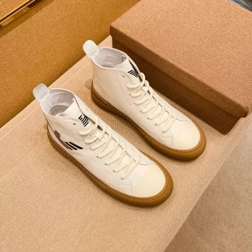 Replica Armani High Tops Shoes For Men #1380893 $82.00 USD for Wholesale