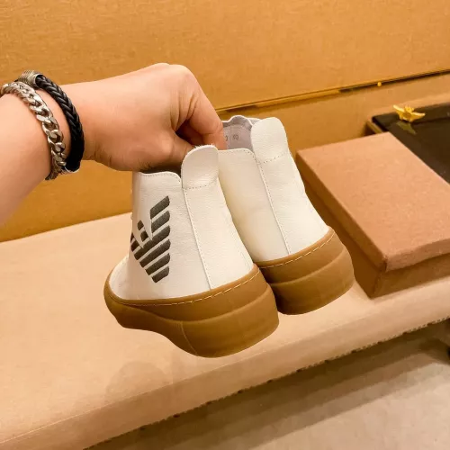 Replica Armani High Tops Shoes For Men #1380893 $82.00 USD for Wholesale