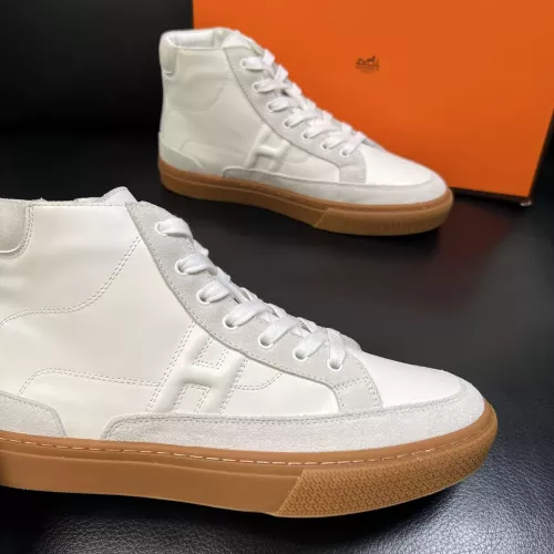 Replica Hermes High Tops Shoes For Men #1380916 $132.00 USD for Wholesale