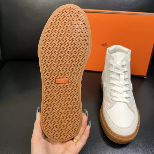 Replica Hermes High Tops Shoes For Men #1380916 $132.00 USD for Wholesale