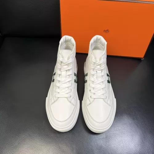 Replica Hermes High Tops Shoes For Men #1380917 $132.00 USD for Wholesale