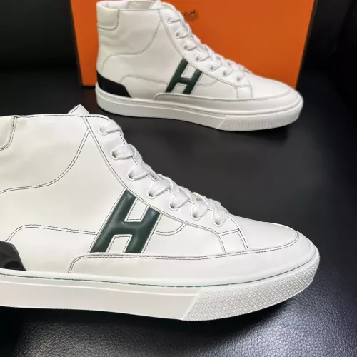 Replica Hermes High Tops Shoes For Men #1380917 $132.00 USD for Wholesale