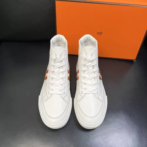 Replica Hermes High Tops Shoes For Men #1380919 $132.00 USD for Wholesale