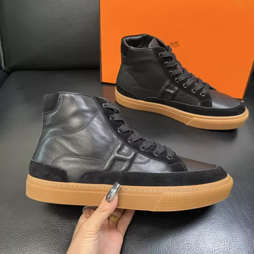 Wholesale Hermes High Tops Shoes For Men #1380920 $132.00 USD, Wholesale Quality Replica Hermes High Tops Shoes