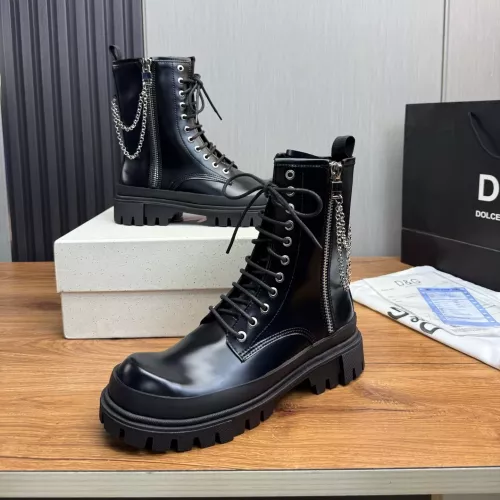 Wholesale Dolce &amp; Gabbana D&amp;G Boots For Men #1380922 $140.00 USD, Wholesale Quality Replica Dolce &amp; Gabbana D&amp;G Boots