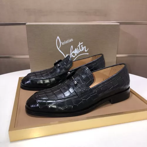 Wholesale Christian Louboutin Leather Shoes For Men #1381053 $112.00 USD, Wholesale Quality Replica Christian Louboutin Leather Shoes