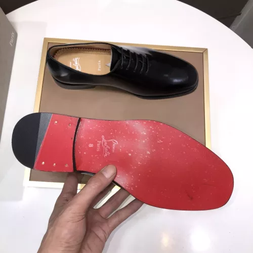 Replica Christian Louboutin Leather Shoes For Men #1381055 $112.00 USD for Wholesale
