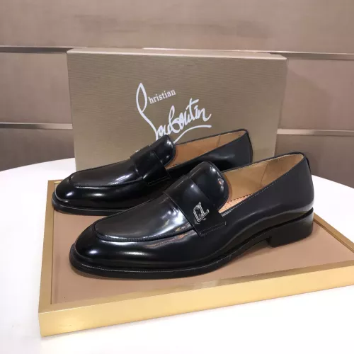 Wholesale Christian Louboutin Leather Shoes For Men #1381058 $112.00 USD, Wholesale Quality Replica Christian Louboutin Leather Shoes