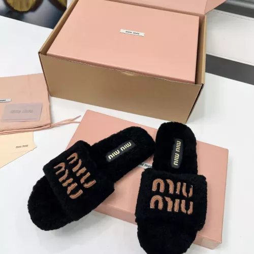 Wholesale MIU MIU Slippers For Women #1381065 $88.00 USD, Wholesale Quality Replica MIU MIU Slippers