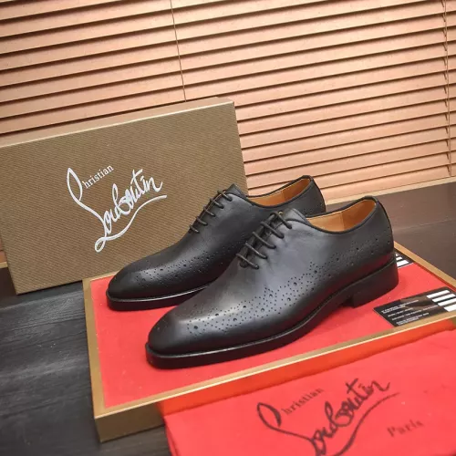Wholesale Christian Louboutin Leather Shoes For Men #1381106 $112.00 USD, Wholesale Quality Replica Christian Louboutin Leather Shoes