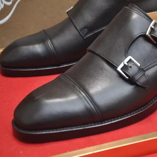 Replica Christian Louboutin Leather Shoes For Men #1381111 $112.00 USD for Wholesale