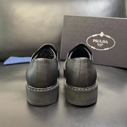 Replica Prada Leather Shoes For Men #1381118 $135.00 USD for Wholesale