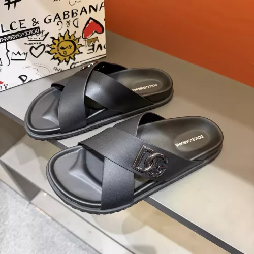 Wholesale Dolce &amp; Gabbana D&amp;G Slippers For Men #1381134 $52.00 USD, Wholesale Quality Replica Dolce &amp; Gabbana D&amp;G Slippers