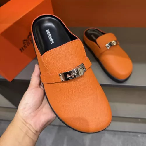 Replica Hermes Slippers For Men #1381137 $72.00 USD for Wholesale