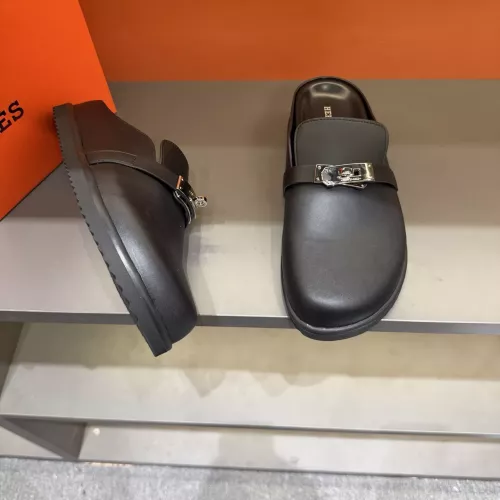 Replica Hermes Slippers For Men #1381139 $72.00 USD for Wholesale